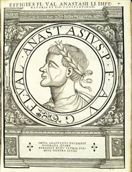 Anastasius I., Illustration aus 